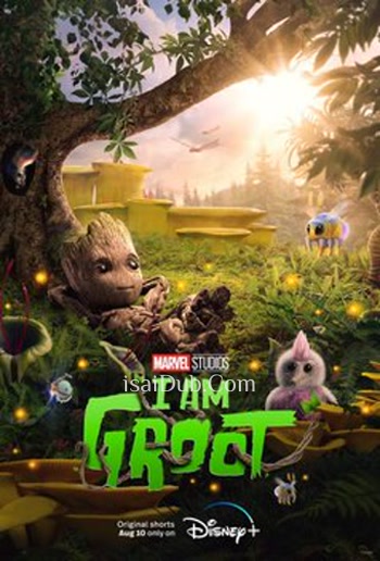 I Am Groot (2022) - Tamil Movie Poster