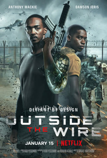 Outside the Wire (2021) - Tamil Movie Poster